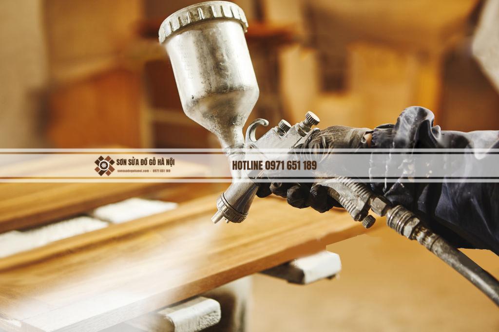 sơn pu đồ gỗ hà nội